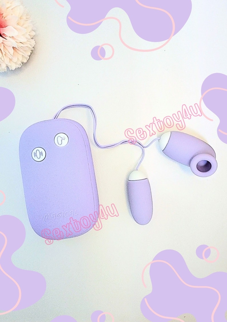 ไข่สั่น 2 หัว สั่นและดูด Magical Box