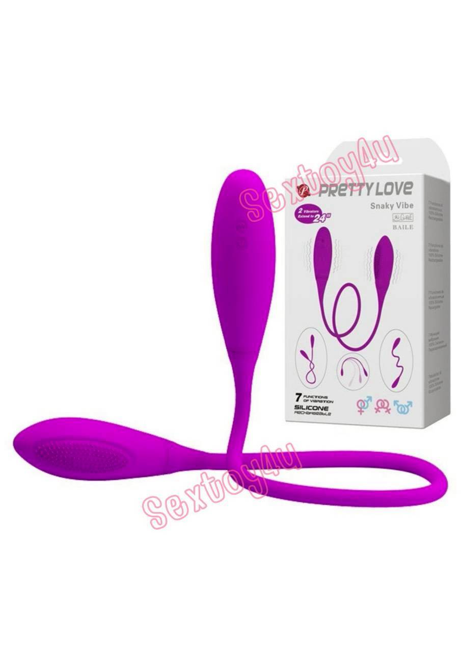 ไข่สั่น 2 หัว แบรนด์ Pretty Love รุ่น Snaky Vibe