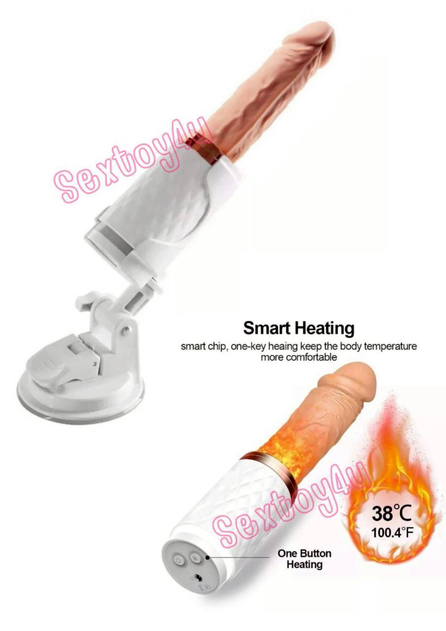 ปืนดิลโด้ แปะพื้นผนัง ยืดหด สั่น อุ่นได้