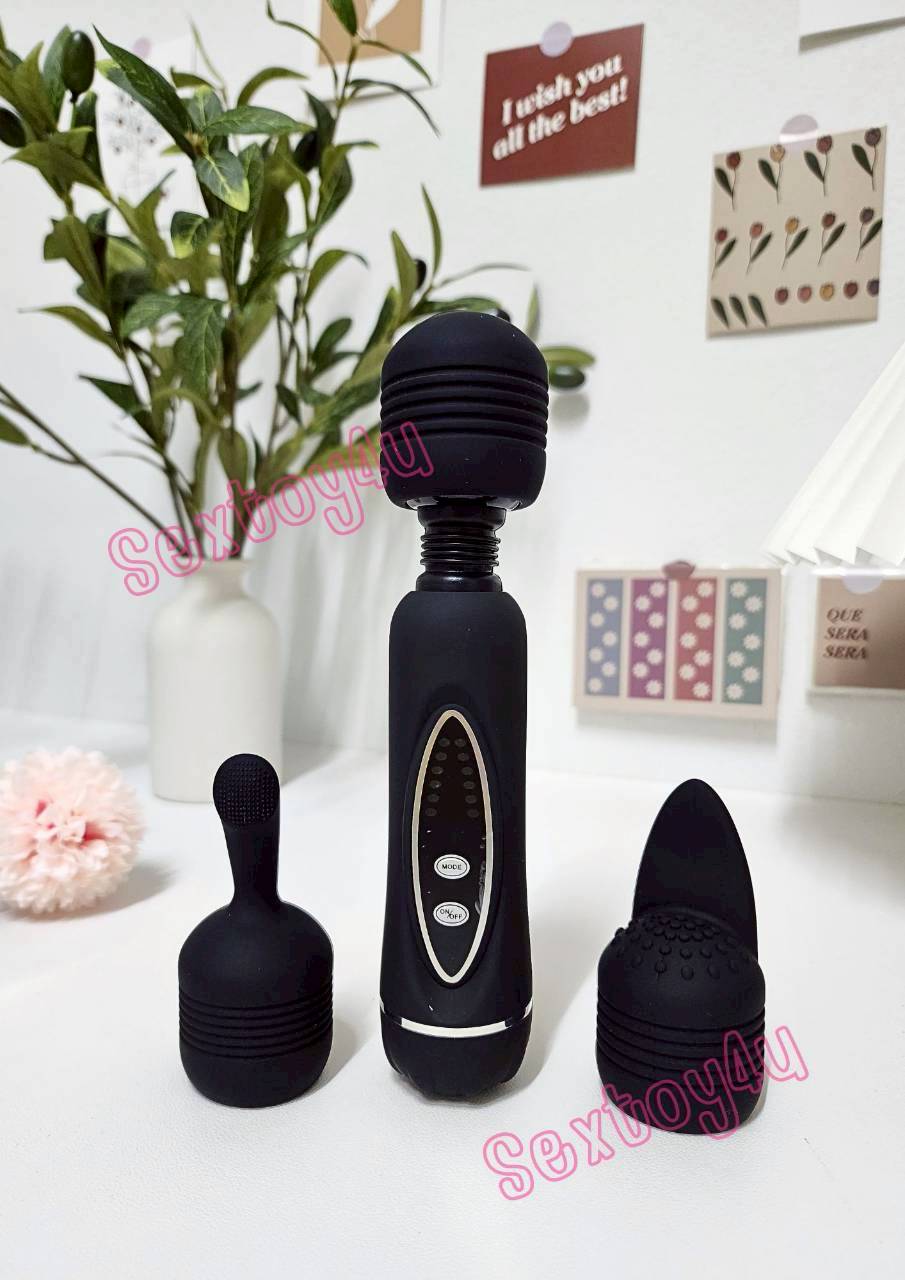 เครื่องนวด AV Power Wand พร้อมหัวซิริโคน Baile