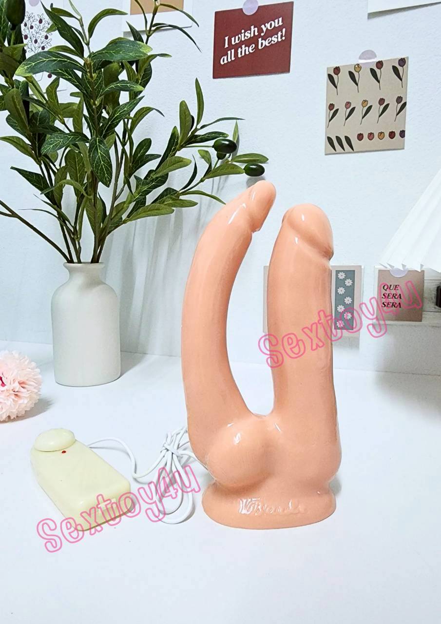 ดิลโด้ แปะพื้น 2 หัว สั่นได้ แบรนด์ Baile