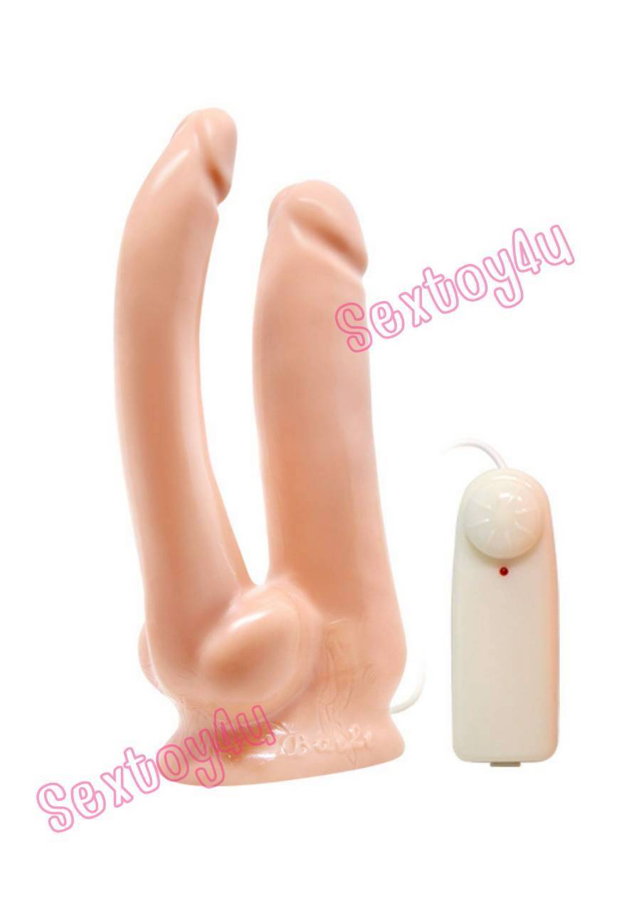 ดิลโด้ แปะพื้น 2 หัว สั่นได้ แบรนด์ Baile